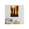 Saksafon Çalan Müzik Grubu Dekoratif Duvar Tablosu-6422