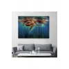 Su Altındaki Kadın Dekoratif Duvar Tablosu-6653