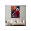 Tango Yapan Çift Dekoratif Duvar Tablosu-6429