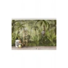 Tropikal Orman Bitkileri ve Hayvanları Çocuk Odası Duvar Kağıdı-5639