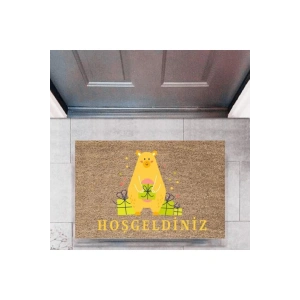 Kapı Önü Paspası Dekoratif Dijital Baskı HayvanlarP-2756