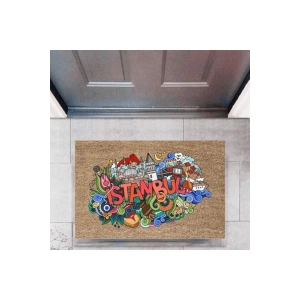 Kapı Önü Paspası Dekoratif Dijital Baskı ŞehirlerP-2761