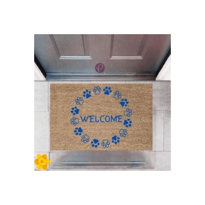 Kapı Önü Paspası Dekoratif Dijital Baskı Welcome P-2472