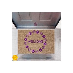 Kapı Önü Paspası Dekoratif Dijital Baskı Welcome P-2471