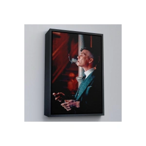 Ahşap Çerçeveli Thomas Shelby - Tommy Shelby Tablo-7843