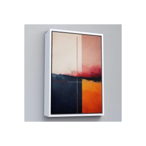 Ahşap Çerçeveli Yağlıboya Görünümlü Dekoratif Tablo-7609