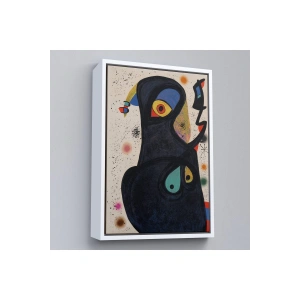Ahşap Çerçeveli Citon Joan Miro - Vladimir Tablo-7484