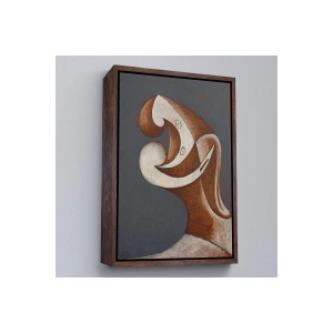 Ahşap Çerçeveli Pablo Picasso - Soyut Baş Tablosu-7382