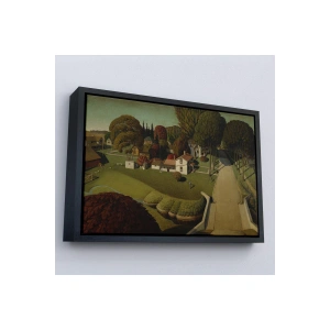 Ahşap Çerçeveli Herbert HooverIn Doğduğu Yer West Branch Tablo-7140