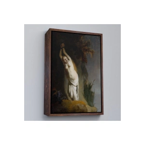 Ahşap Çerçeveli Rembrandt Van Rijn - Andromeda Tablo-8062