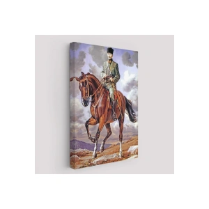 At Üstündeki Mustafa Kemal Atatürk Duvar Tablosu-6462