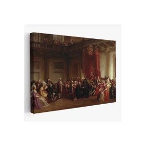 Benjamin Franklin Danışma Meclisi Huzuruna Çıkıyor Tablosu-6542
