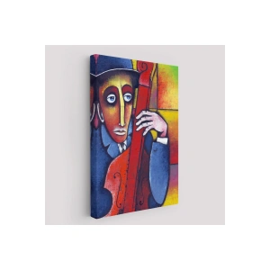 Çello Çalan Adam Duvar Tablo-6426