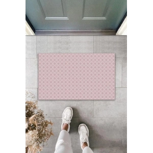 Dekoratif Dijital Baskı Lila Motif Dış Mekan Paspas K-2092