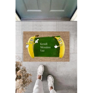 Dijital Baskı Kişiye Özel İç Kapı Dekorasyon Paspas  PS11202