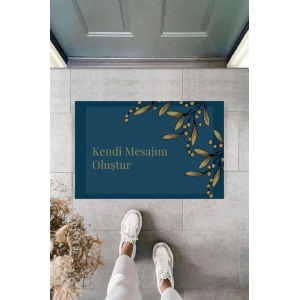 Dijital Baskı Kişiye Özel İç Kapı Dekorasyon Paspas  PS11208