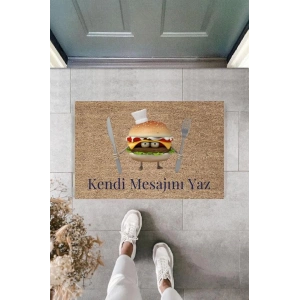 Dijital Baskı Kişiye Özel İç Kapı Dekorasyon Paspas  PS11214