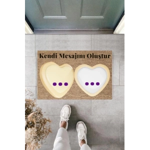 Dijital Baskı Kişiye Özel İç Kapı Dekorasyon Paspas  PS11217