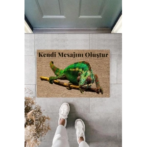 Dijital Baskı Kişiye Özel İç Kapı Dekorasyon Paspas  PS11219