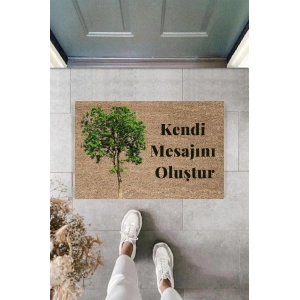 Dijital Baskı Kişiye Özel İç Kapı Dekorasyon Paspas  PS11223