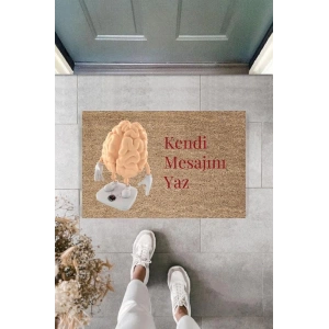 Dijital Baskı Kişiye Özel İç Kapı Dekorasyon Paspas  PS11225