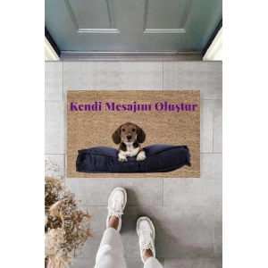 Dijital Baskı Kişiye Özel İç Kapı Dekorasyon Paspas  PS11227