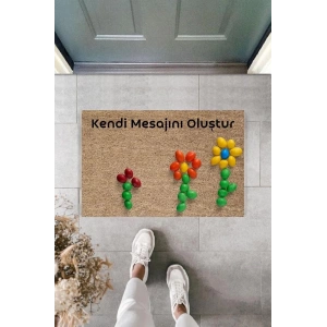 Dijital Baskı Kişiye Özel İç Kapı Dekorasyon Paspas  PS11232