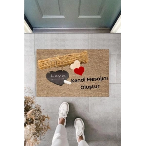 Dijital Baskı Kişiye Özel İç Kapı Dekorasyon Paspas  PS11248