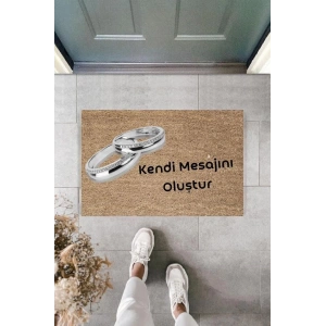 Dijital Baskı Kişiye Özel İç Kapı Dekorasyon Paspas  PS11249