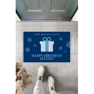 Dijital Baskı Kişiye Özel İç Kapı Dekorasyon Paspas  PS11259