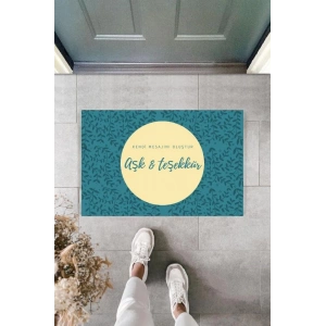 Dijital Baskı Kişiye Özel İç Kapı Dekorasyon Paspas  PS11261