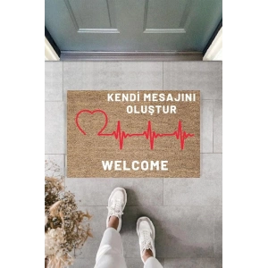 Dijital Baskı Kişiye Özel İç Kapı Dekorasyon Paspas  PS11274