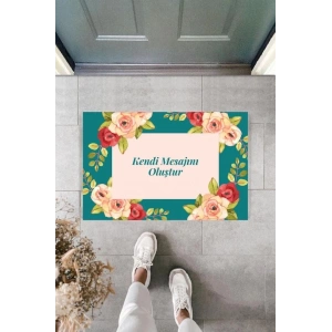 Dijital Baskı Kişiye Özel İç Kapı Dekorasyon Paspas  PS11286