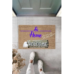 Dijital Baskı Kişiye Özel İç Kapı Dekorasyon Paspas PS11299