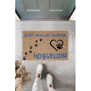 Dijital Baskı Kişiye Özel İç Kapı Dekorasyon Paspas PS11314