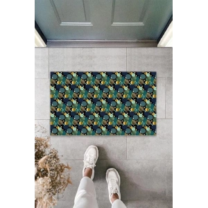 Dijital Baskı Lacivert Dijital Daire Kapı Paspası K-3195