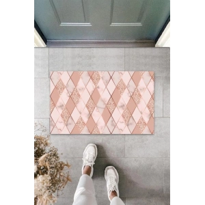 Dijital Baskı Pudra Baklava Dilimi Kapı Paspası K-3081