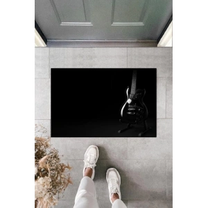 Dijital Elektro Gitar Siyah Kapı Paspası Dış Mekan Paspas K-2117