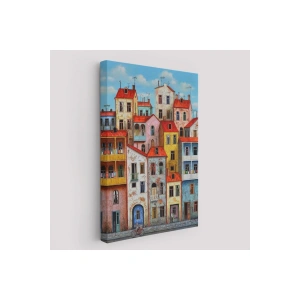 Eski Gürcistan Tiflis Şehir Manzara Tablosu -6242