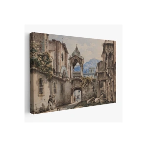 Eski Hollanda Şehir Manzarası Duvar Tablosu-1222