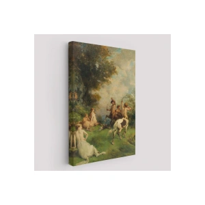 Eugene Fromentinin Sentorlar,  At Adamlar Tablosu-6326