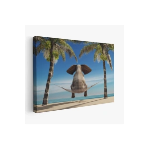 Fil Dekoratif Kanvas Tablo 1141