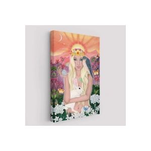 Güneş Saçan Güzel Kadın Tablosu-6403