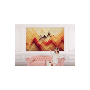 İskandinav Tarzı Modern Desenli Duvar Kağıdı-5763