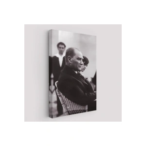 İskembede Oturan Mustafa Kemal Atatürk Tablosu-6315