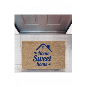 Kapı Önü Paspası Dekoratif Dijital Baskı Home Sweet Home P-2321