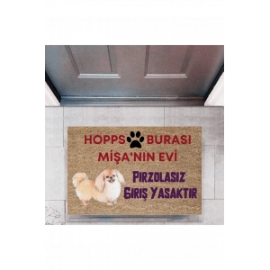 Kapı Önü Paspası Dekoratif Dijital Baskı Hopps  P-2474