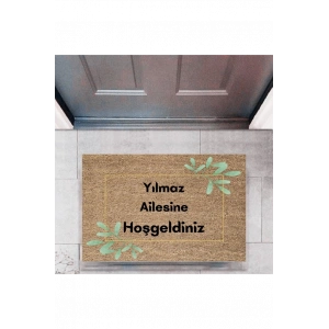 Kapı Önü Paspası Dekoratif Dijital Baskı Kişiye Özel P-2316