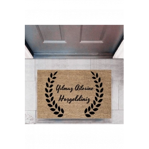 Kapı Önü Paspası Dekoratif Dijital Baskı Kişiye Özel P-2317