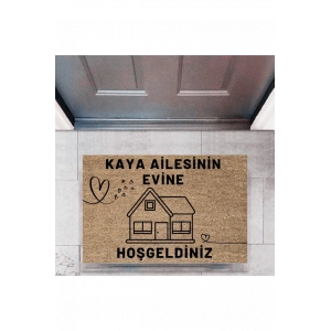 Kapı Önü Paspası Dekoratif Dijital Baskı Kişiye Özel P-2443